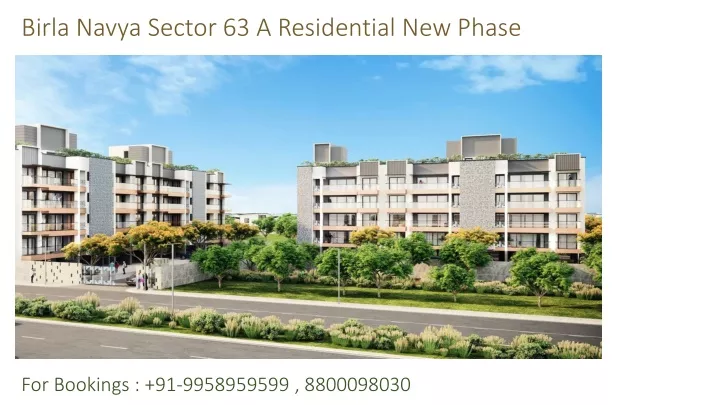 birla navya sector 63 a residential new phase