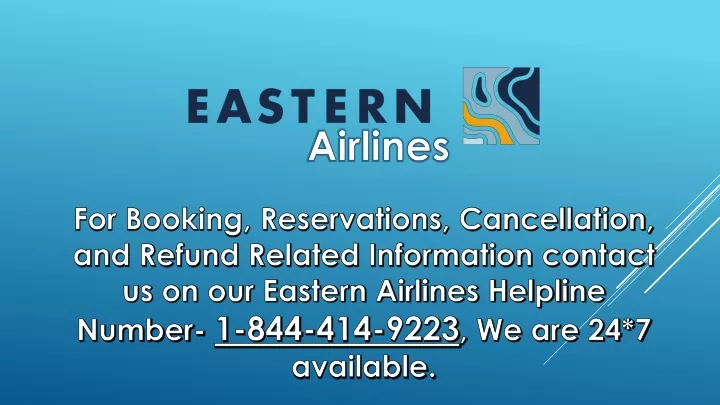 PPT - Eastern Airlines Manage Baggage Service & Offers- 1-844-414-9223 ...