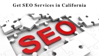 Get SEO Services in California