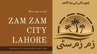 ZAM ZAM CITY LAHORE