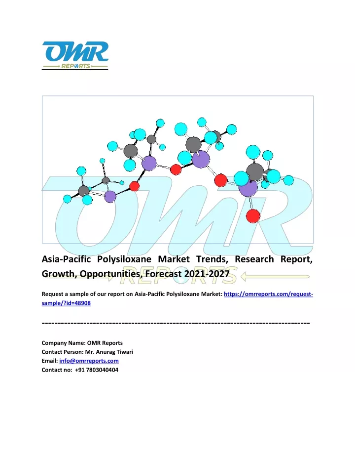 asia pacific polysiloxane market trends research