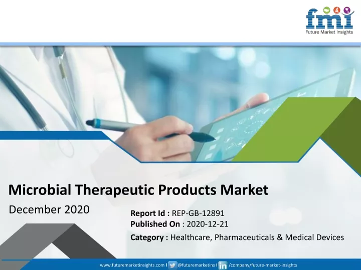 microbial therapeutic products market december