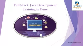 Full Stack Java Development Course