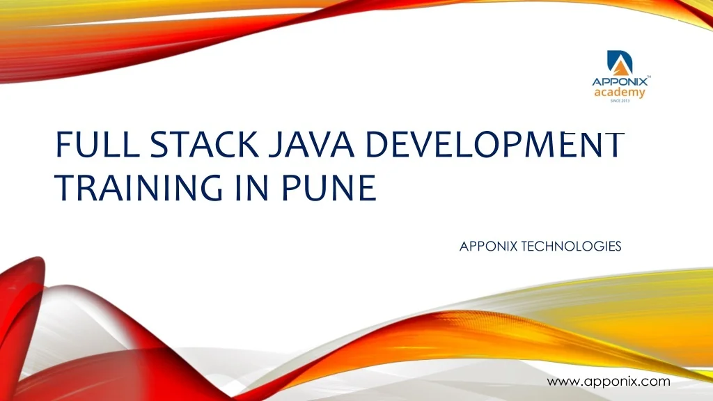 PPT - FULL stack Java development Training in Pune PowerPoint ...