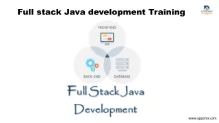 Full stack Java development Training 03-09-21