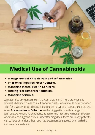 Medical Use of Cannabinoids