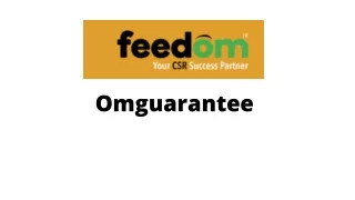 CSR In Marketing - OM Guarantee