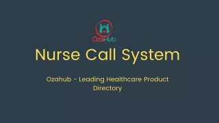 nurse call system