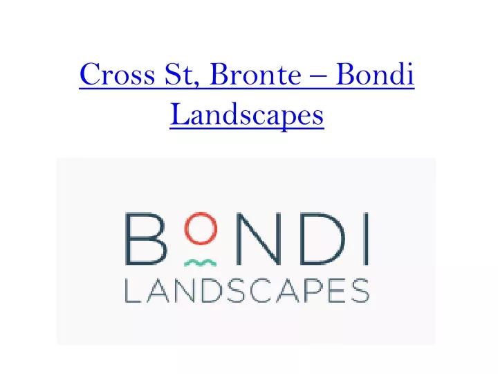 cross st bronte bondi landscapes