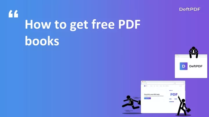 how to get free pdf books