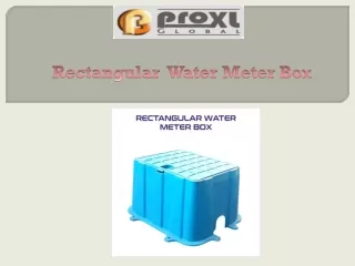 rectangular water meter box
