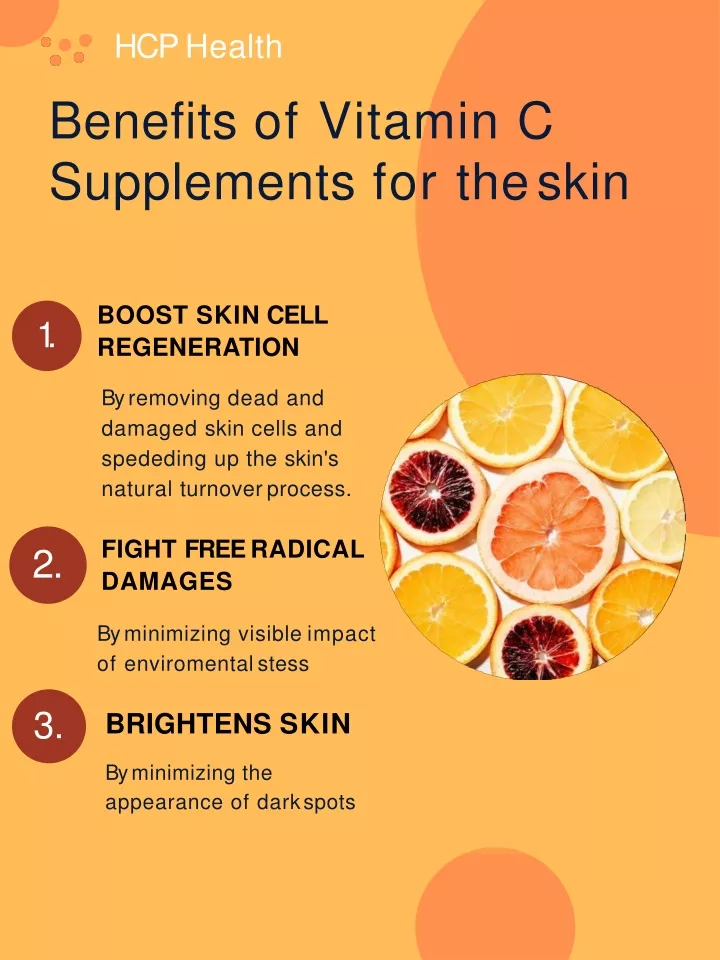 benefits of vitamin c supplements for the skin