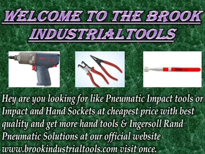 welcome to the brook industrialtools