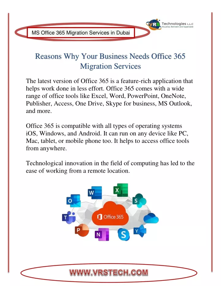 ms office 365 migration services in dubai