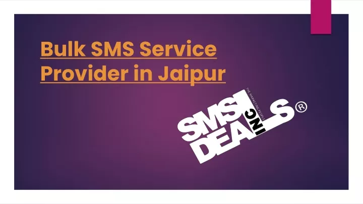 bulk sms service provider in jaipur