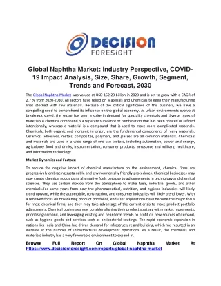 global naphtha market industry perspective covid