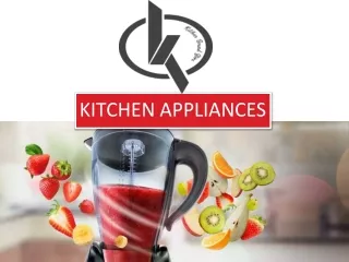 complete range of kitchen appliances