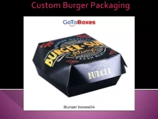 custom burger packaging