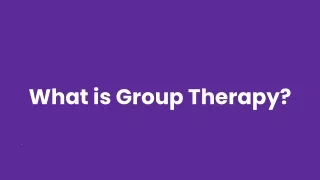 what is group therapy