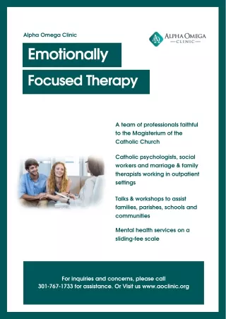 Emotionally Focused Therapy | Alpha Omega Clinic