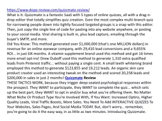 https www dope review com quizzmate review what