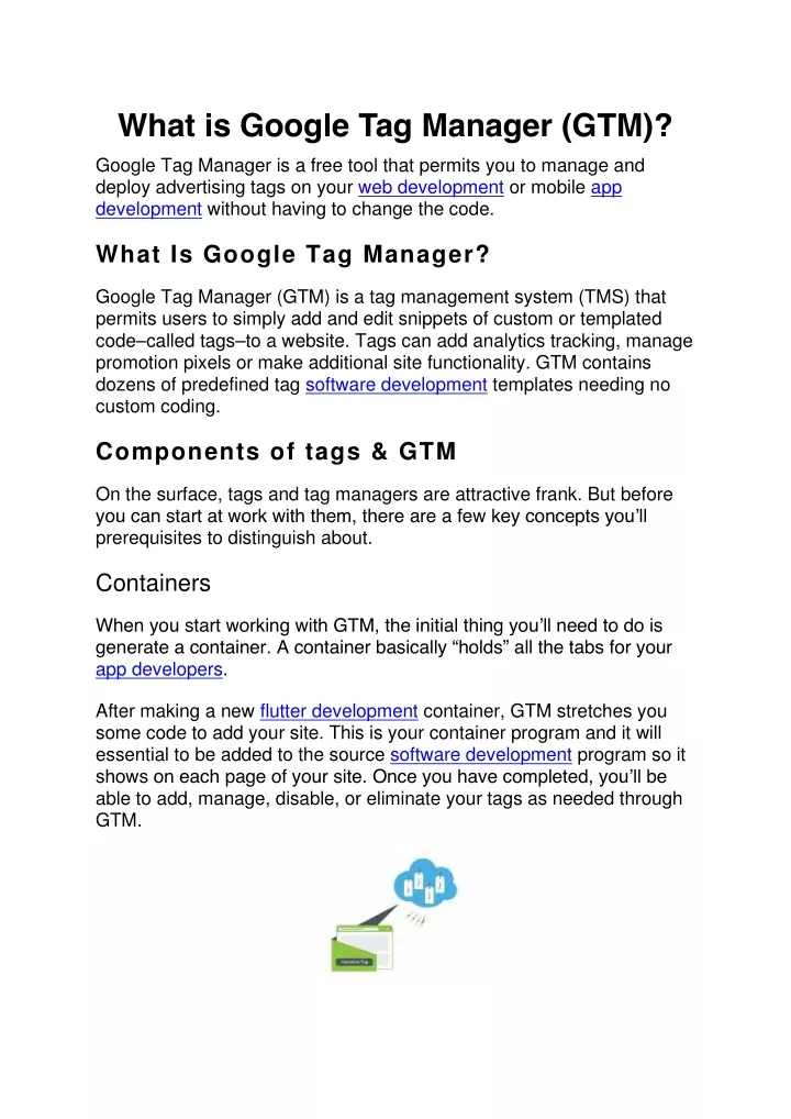 what is google tag manager gtm google tag manager