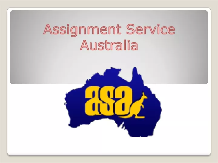 assignment service australia