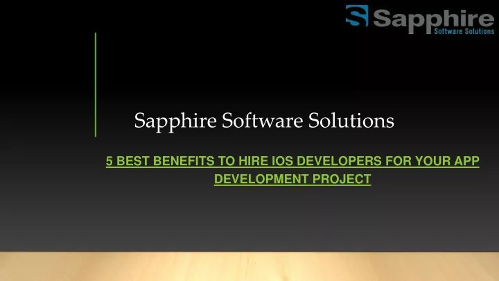 sapphire software solutions