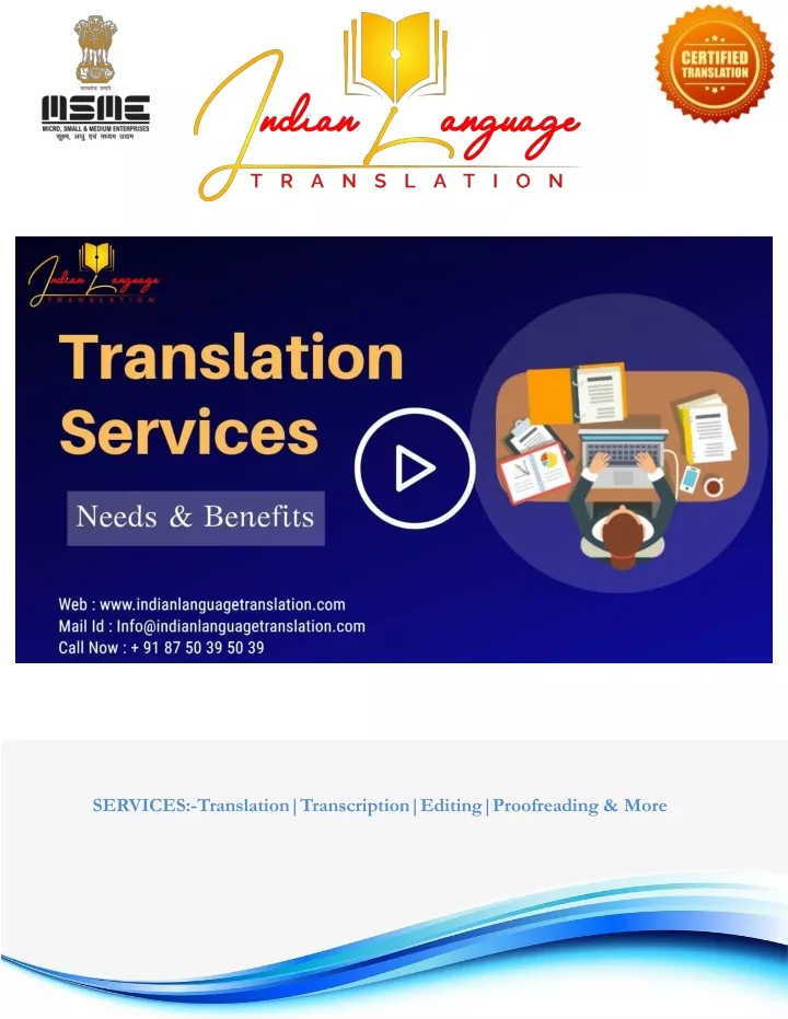 services translation transcription editing