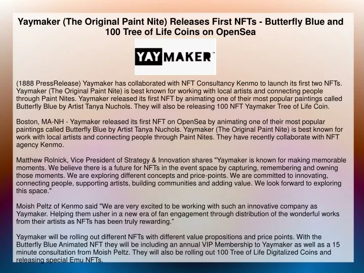 yaymaker the original paint nite releases first