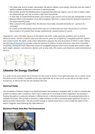 What Is Electrical Power?
