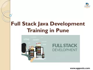 Full Stack Java Development Training in Pune