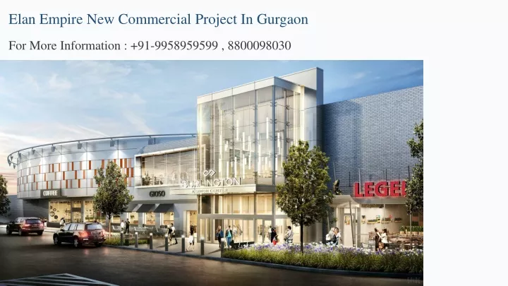 elan empire new commercial project in gurgaon