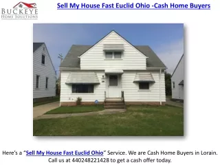 We buy houses in Ohio - Buckeye Home Solutions