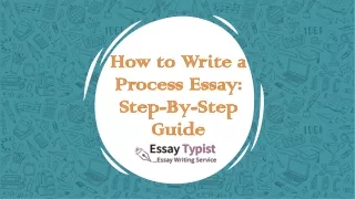 how to write a process essay step by step guide