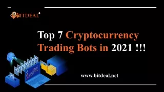 top 7 cryptocurrency trading bots in 2021