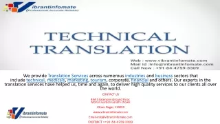Technical Translation Services In Delhi|Financial Translation In India