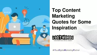 Top Content Marketing Quotes for Some Inspiration