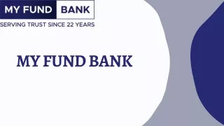 My Fund Bank - Global Banking