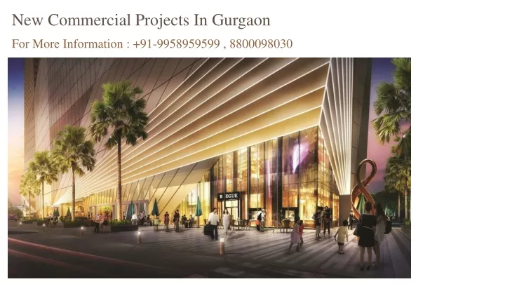 new commercial projects in gurgaon