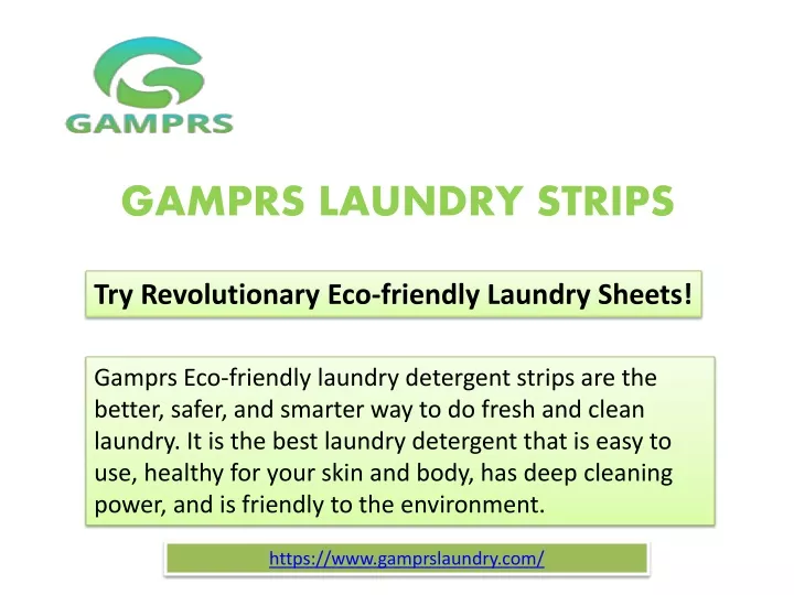 gamprs laundry strips