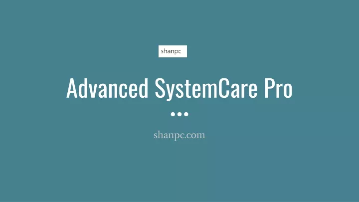 advanced systemcare pro