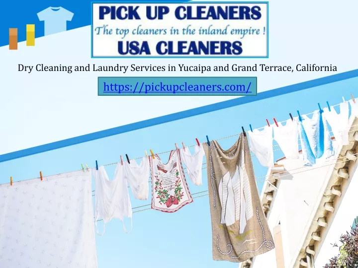 dry cleaning and laundry services in yucaipa