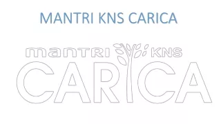 Mantri KNS Carica | Residential plots for sale in Kengeri