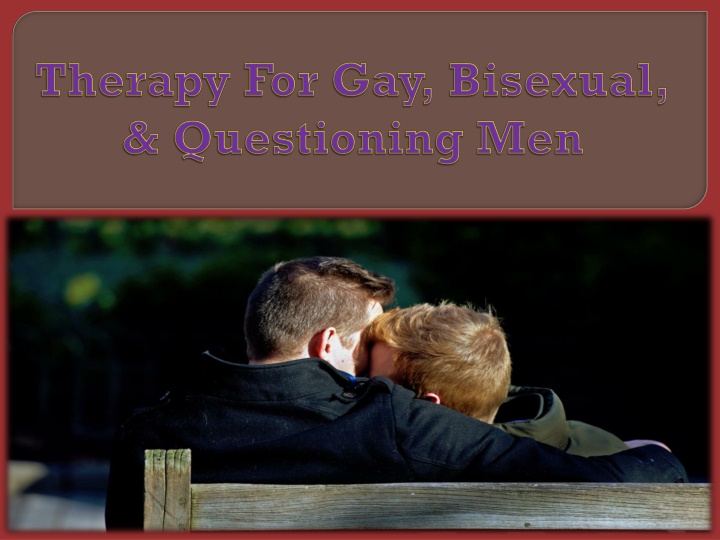 therapy for gay bisexual questioning men