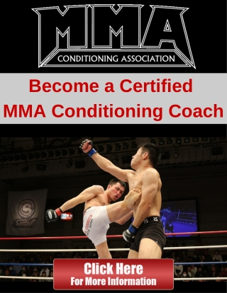 Become a Certified MMA Fitness, Strength and Conditioning Coach