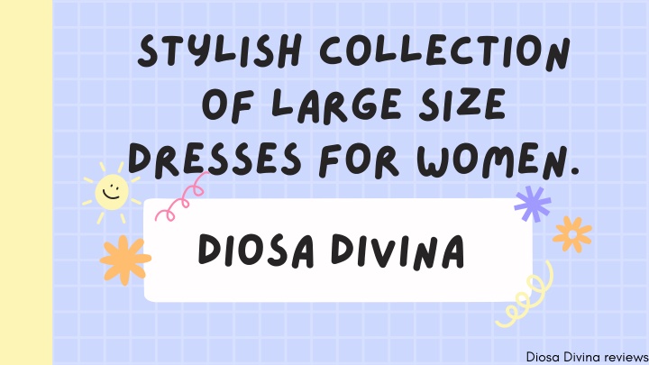 stylish collection of large size dresses for women