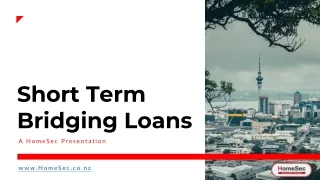 short term bridging loans