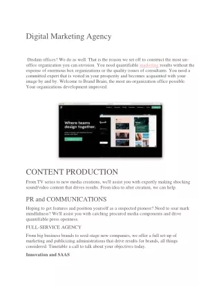 digital marketing agency