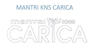 Mantri KNS Carica | Residential plots for sale in Kengeri